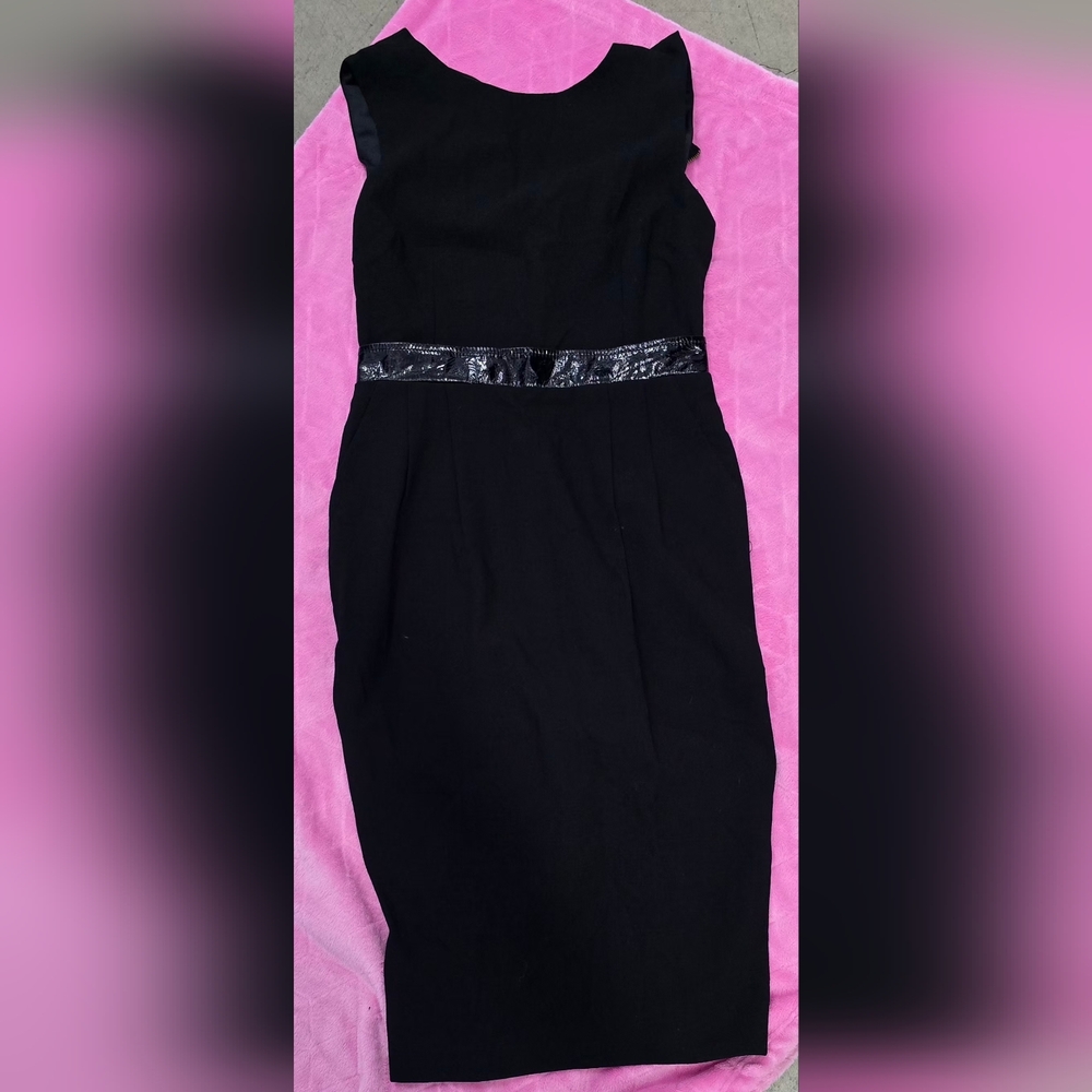 DOLCE&GABBANA Black pencil dress-size 42